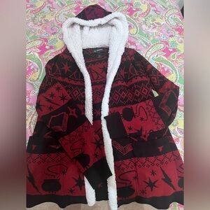 Warner Bros. Black and Purple Harry Potter Cardigan